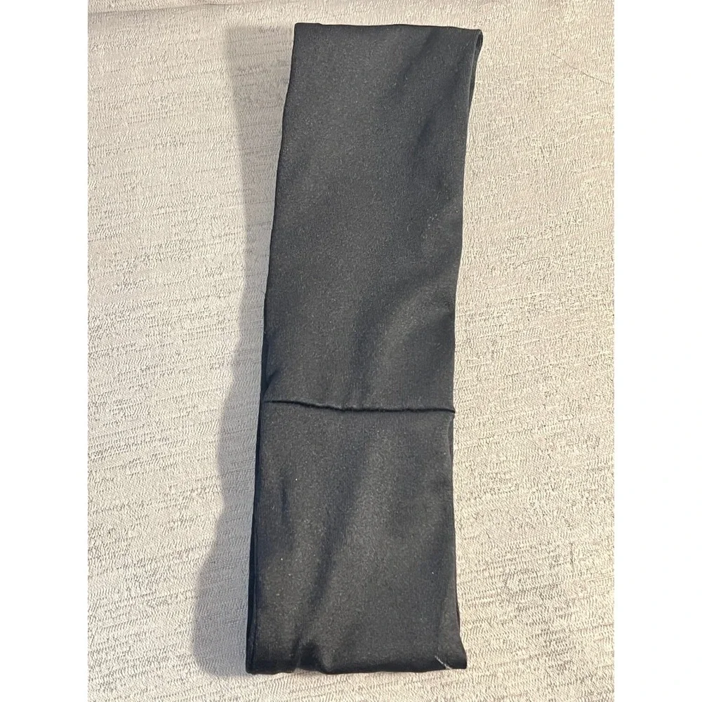 Nike Pro Dri-FIT Headband Black White Swoosh Athletic Hair Band Running Wrap
